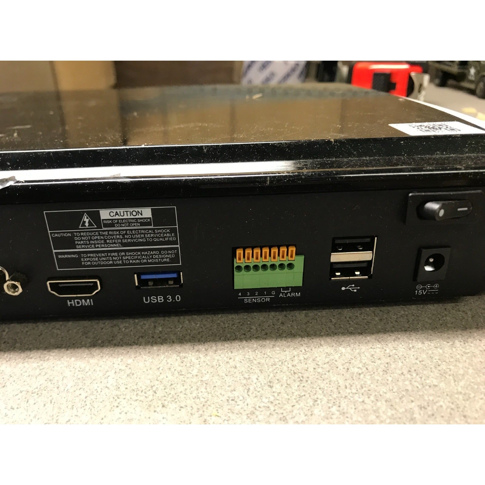 Night Owl Full 1080p Network Video Recorder Model NVR10-441
  closeup of connection ports