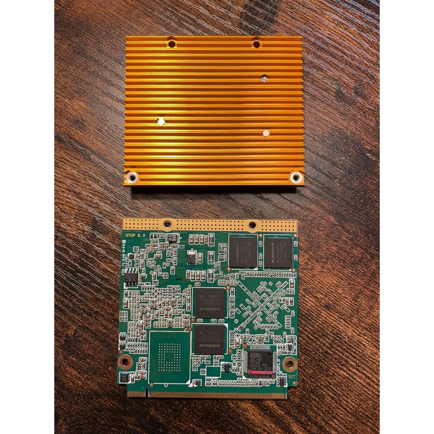Congatec AG L020913, PN 015062 X.1 back side view of circuit board