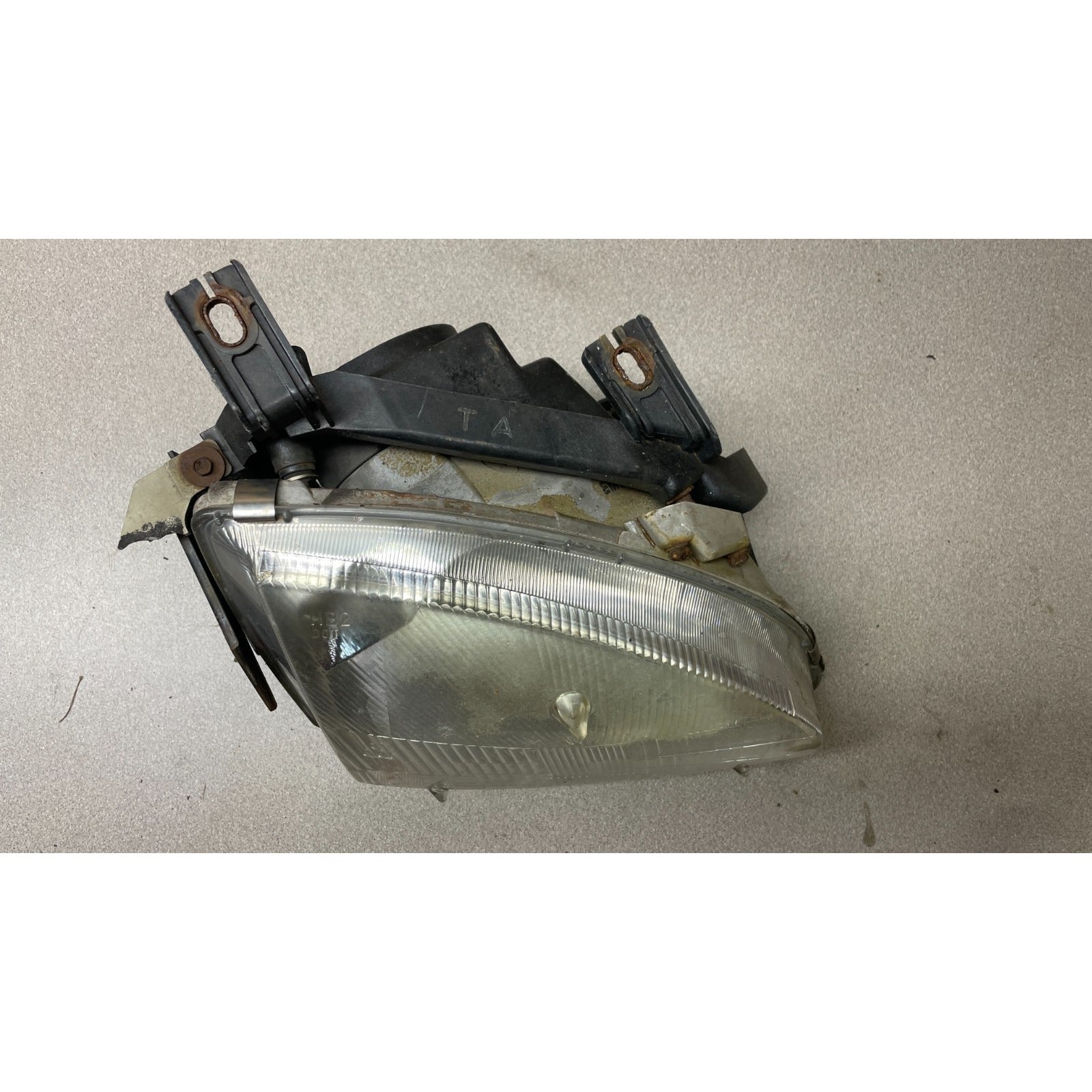 OEM Honda Civic Del Sol Right Headlight Headlamp 6646 Stanley front and top view