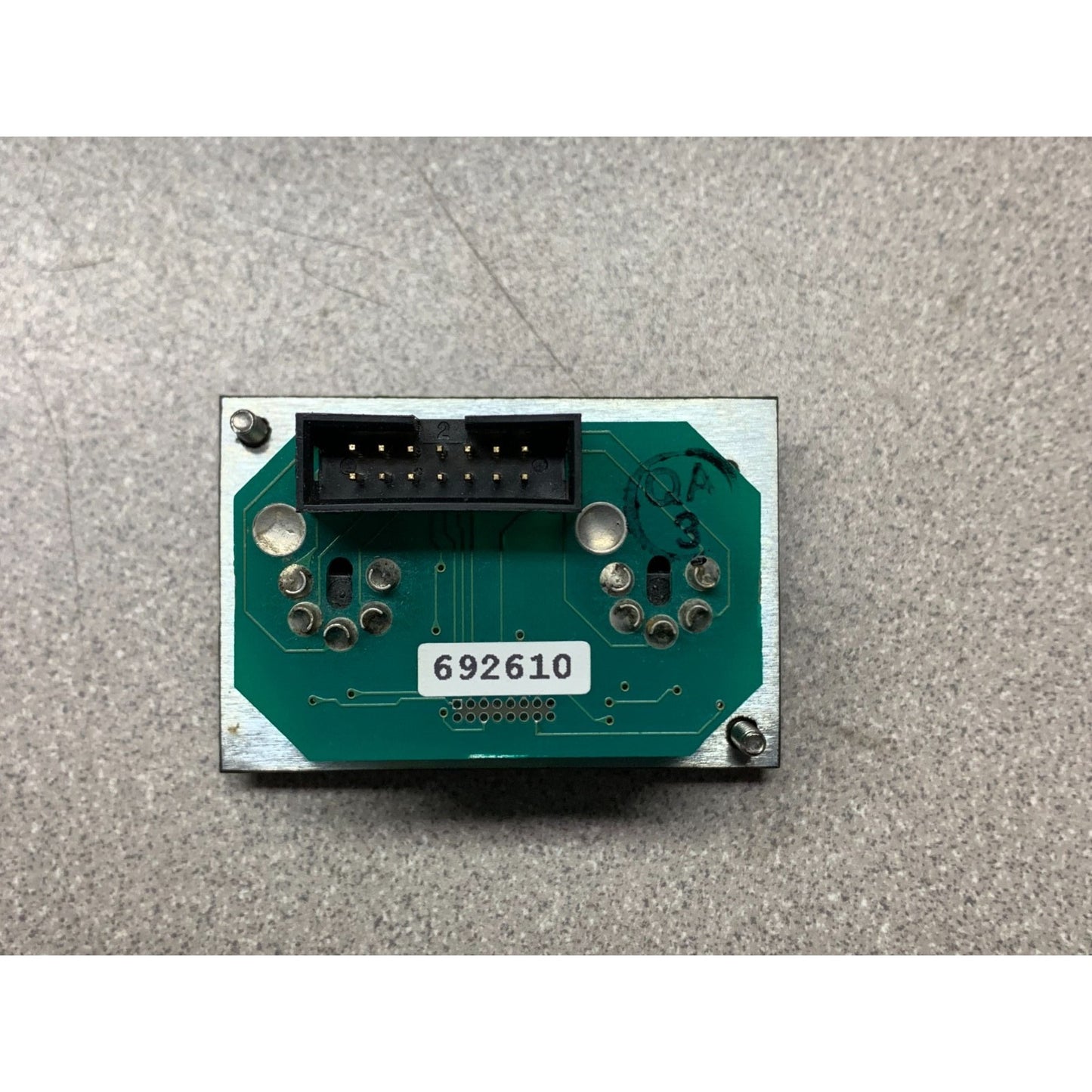 Wavecom XLR Audio Dual Panel Mount Module (Dual 5 pin XLR Female) back view circuit board with part number label