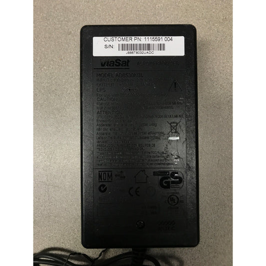 ViaSat AC Power Adapter Model AD8530N3L label