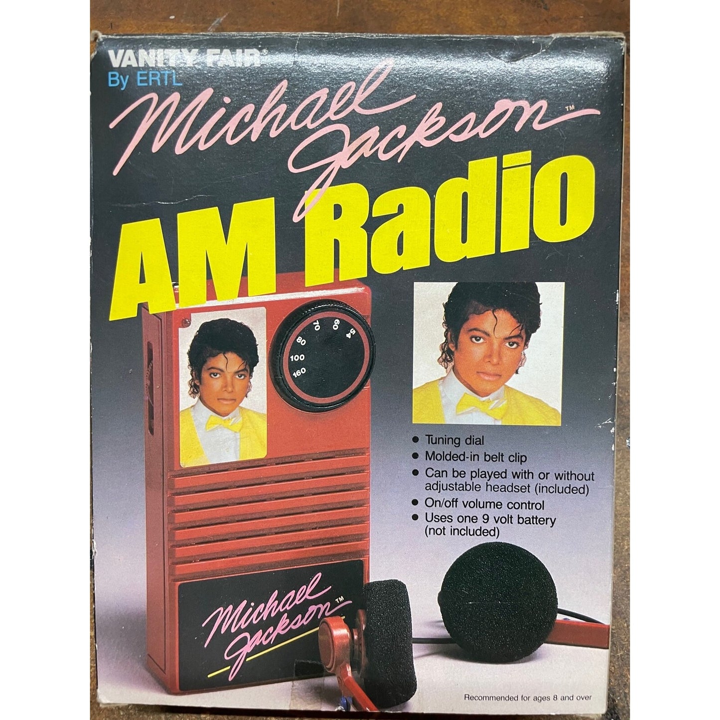 Vintage Michael Jackson AM Radio
