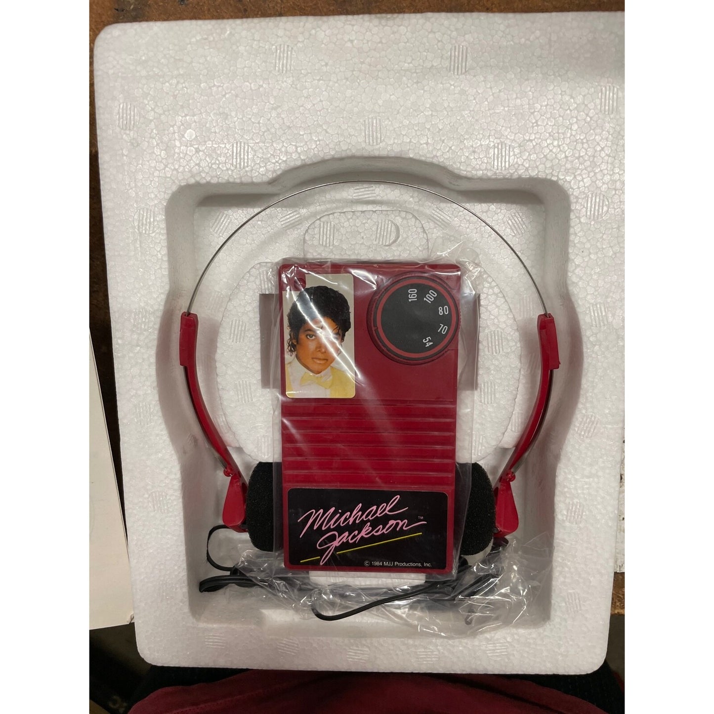 Vintage Michael Jackson AM Radio in package