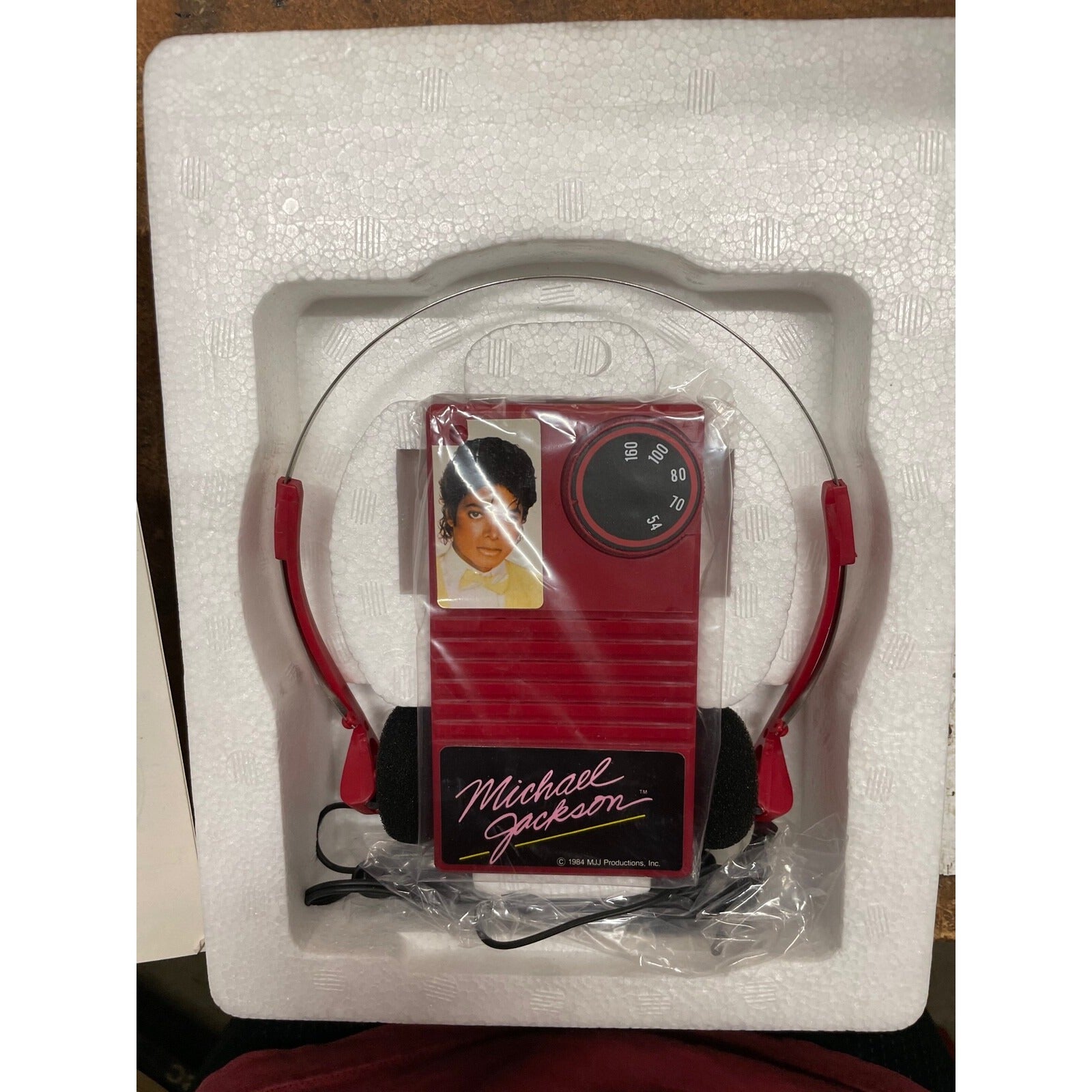 Vintage Michael Jackson AM Radio in package