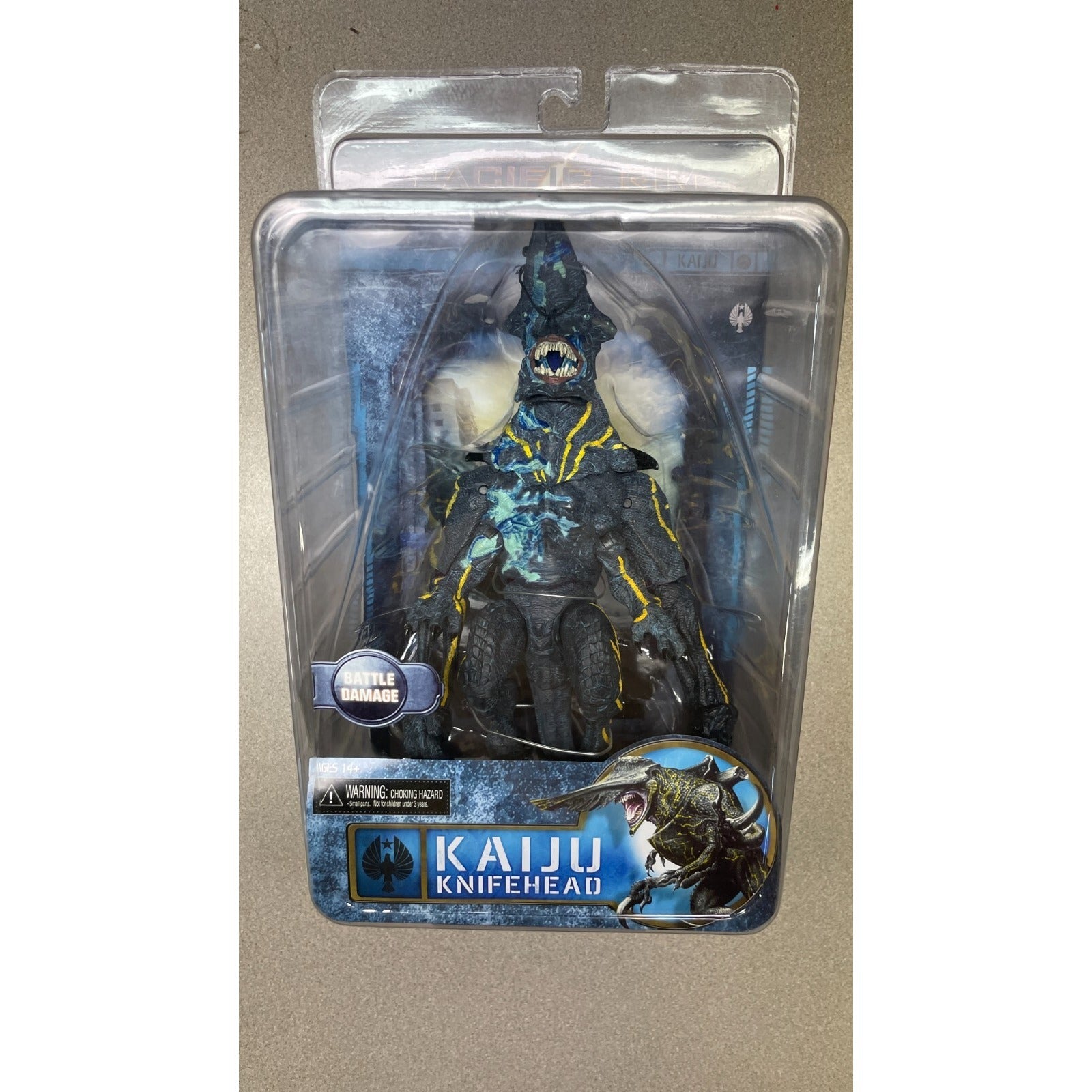 Warner Bros Pacific Rim Kaiju Knifehead front of package displaying item