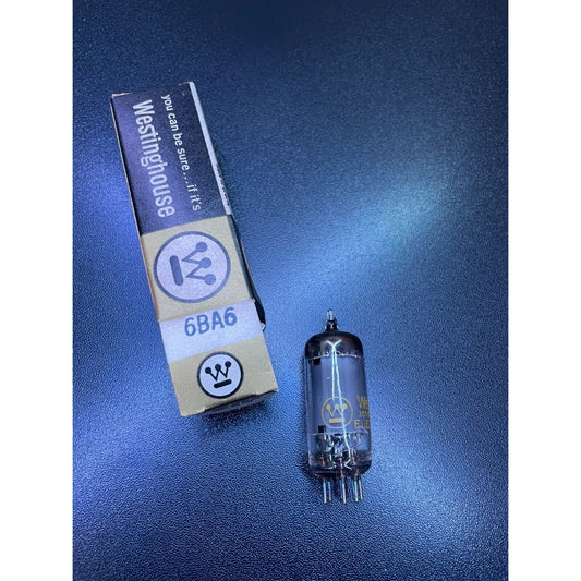 Westinghouse 6BA6/EF93 vacuum tube with box