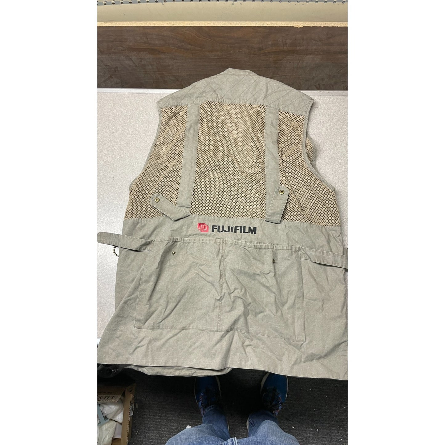 Fujifilm DOMKE PhoTOGS Photography Vest - XL back view of vest