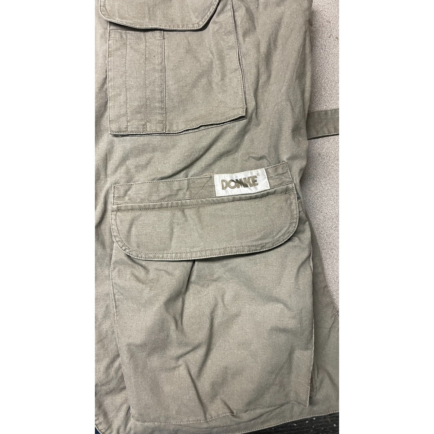 Fujifilm DOMKE PhoTOGS Photography Vest - XL closeup of left front side of vest with DOMKE logo