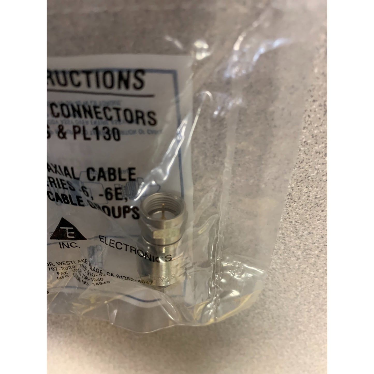 Lot of 20 - Trompeter Electronics Wrench Crimp Connectors