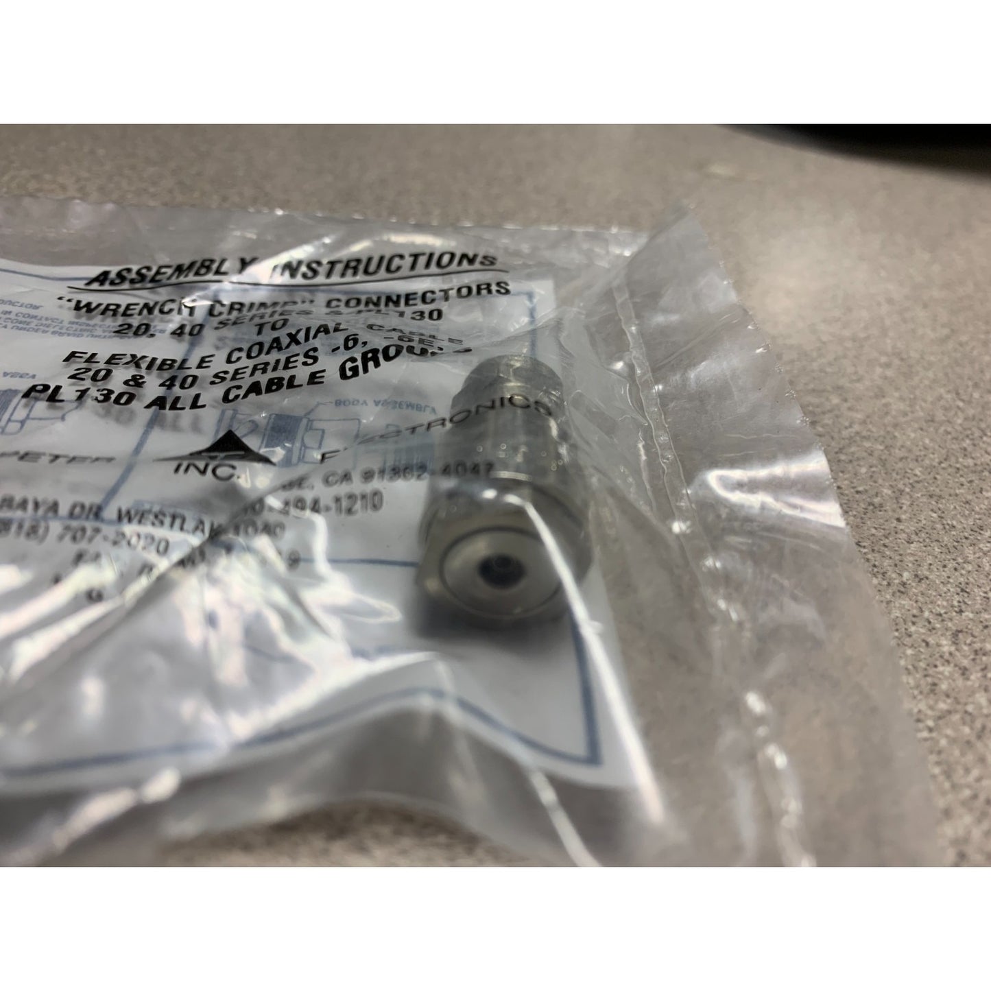 Lot of 20 - Trompeter Electronics Wrench Crimp Connectors