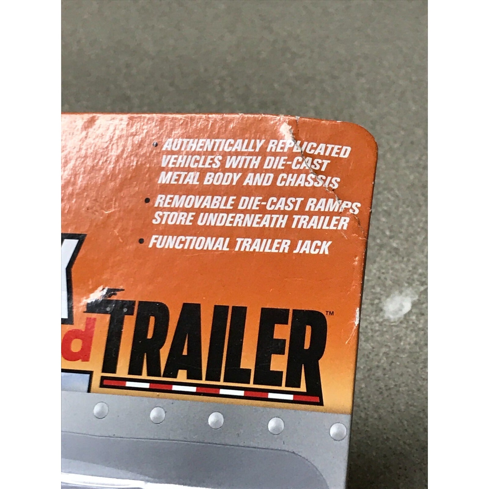 Johnny Lightning 1966 Ford Bronco Limited Edition Truck and Trailer Limited Edition Chase Piece top corner of package bent