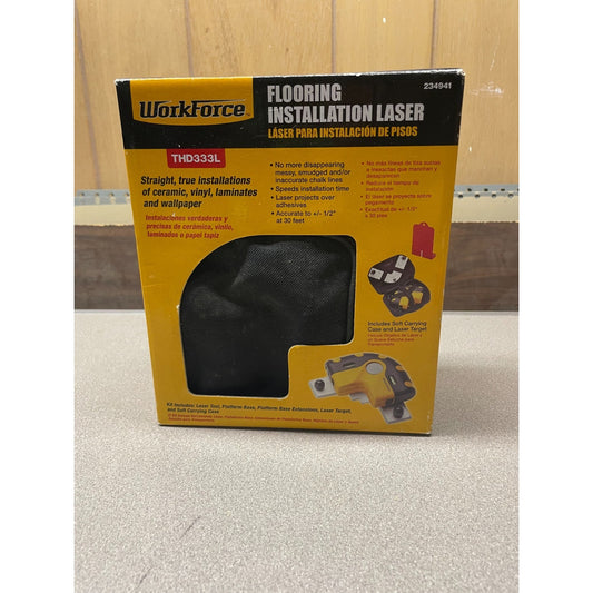 Workforce Flooring Installation Laser, THD33L, 234941 front of box