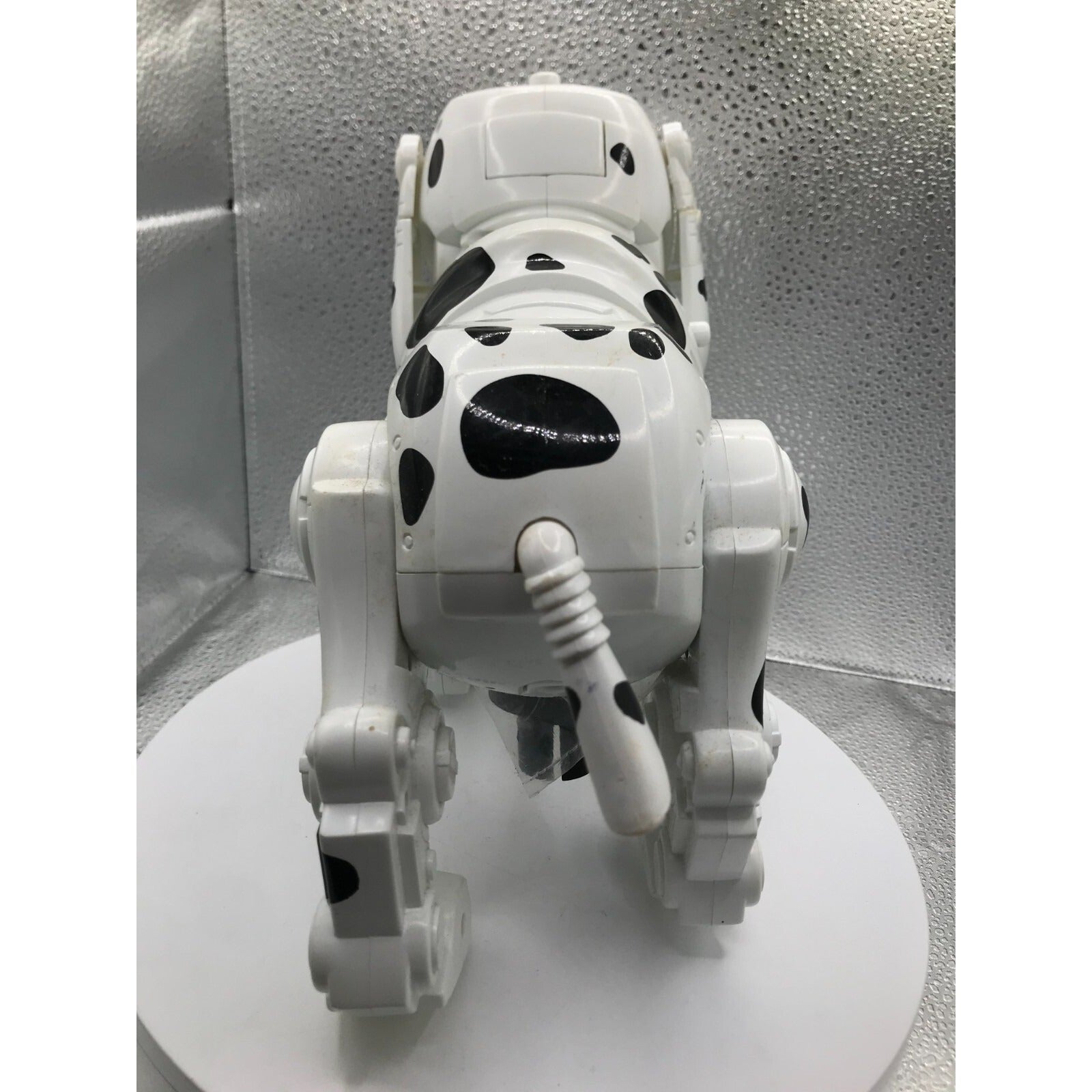 Tekno the Robotic Pup Used White Dalmatian rear view