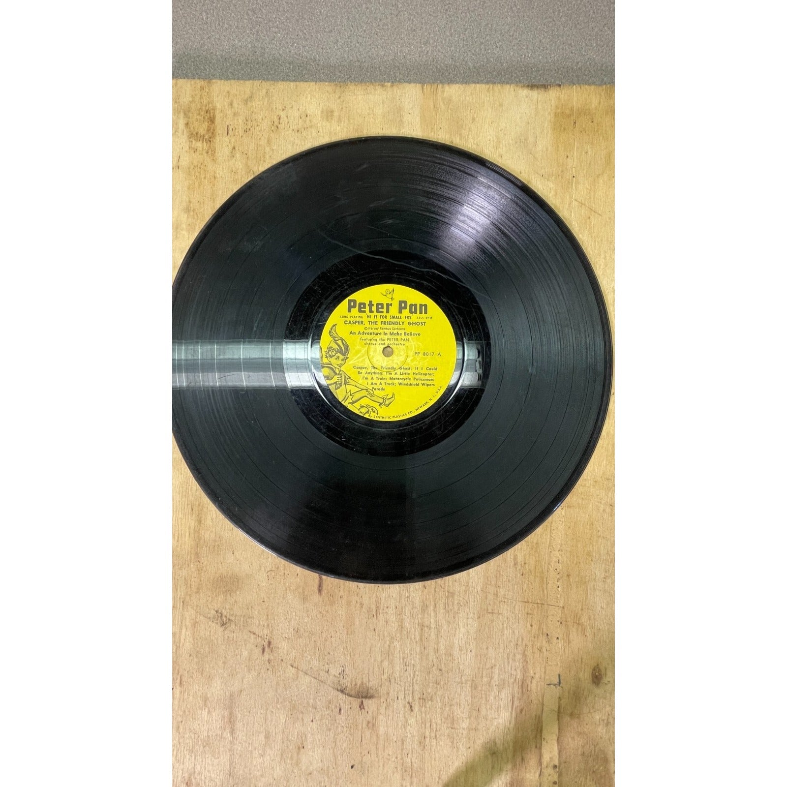 Peter Pan Records The Friendly Ghost Casper 8017 B side of track