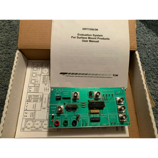 XR-T7295/96 Evaluation Board circuit board in box with user manual