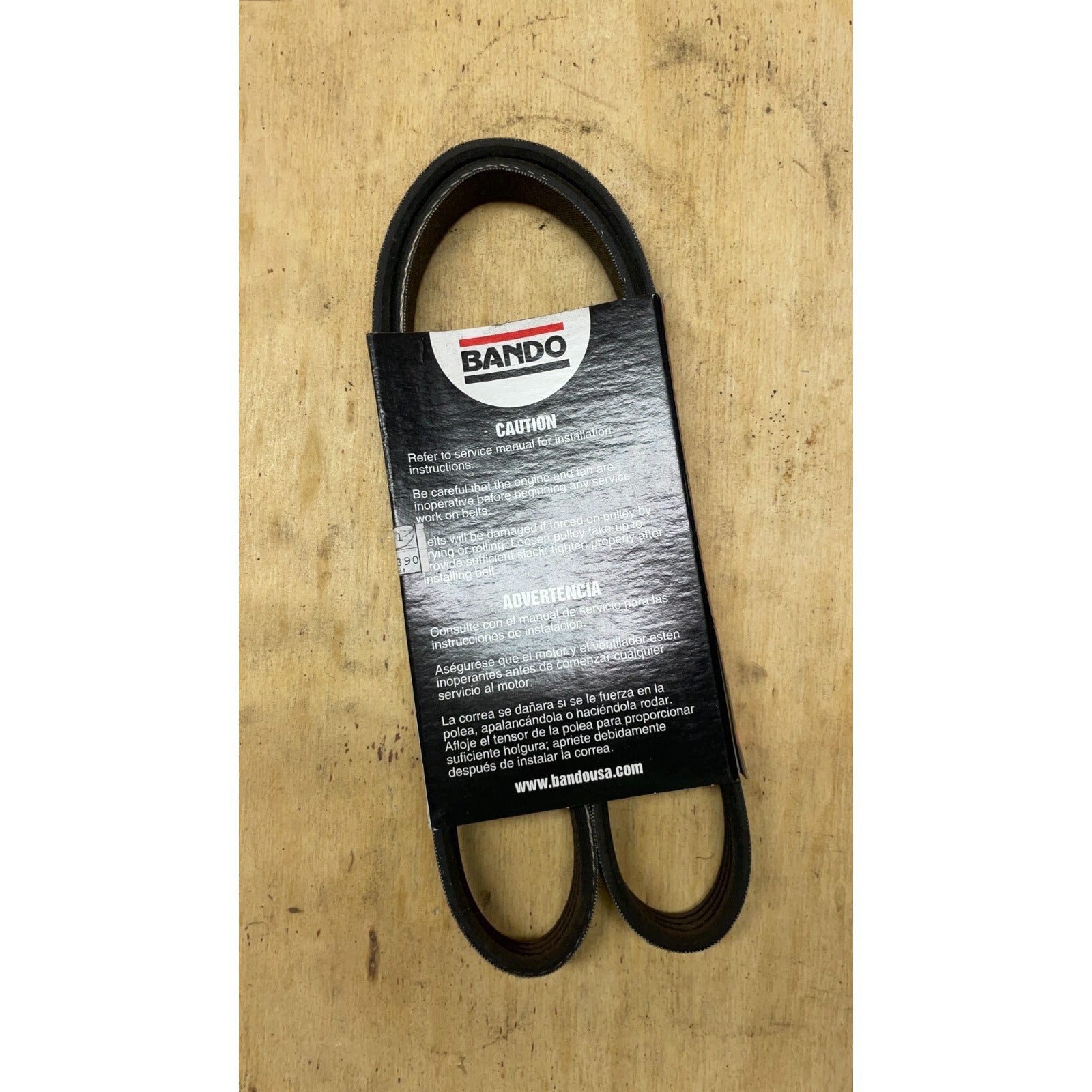 Bando 4PK950 Automotive Belt back of package