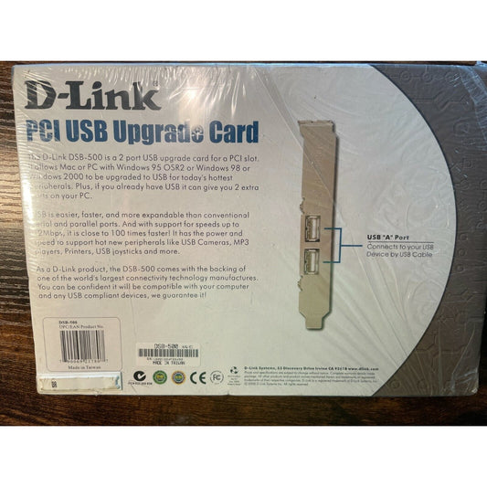 D-Link Digital Home Solutions PCI USB Upgrade Card DSB-500
