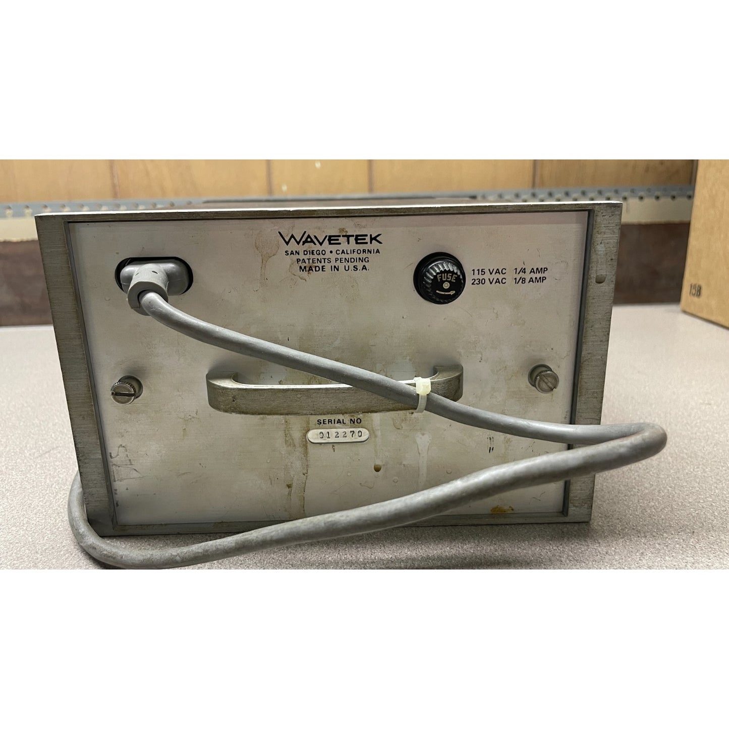 Wavetek High Frequency Generator back panel