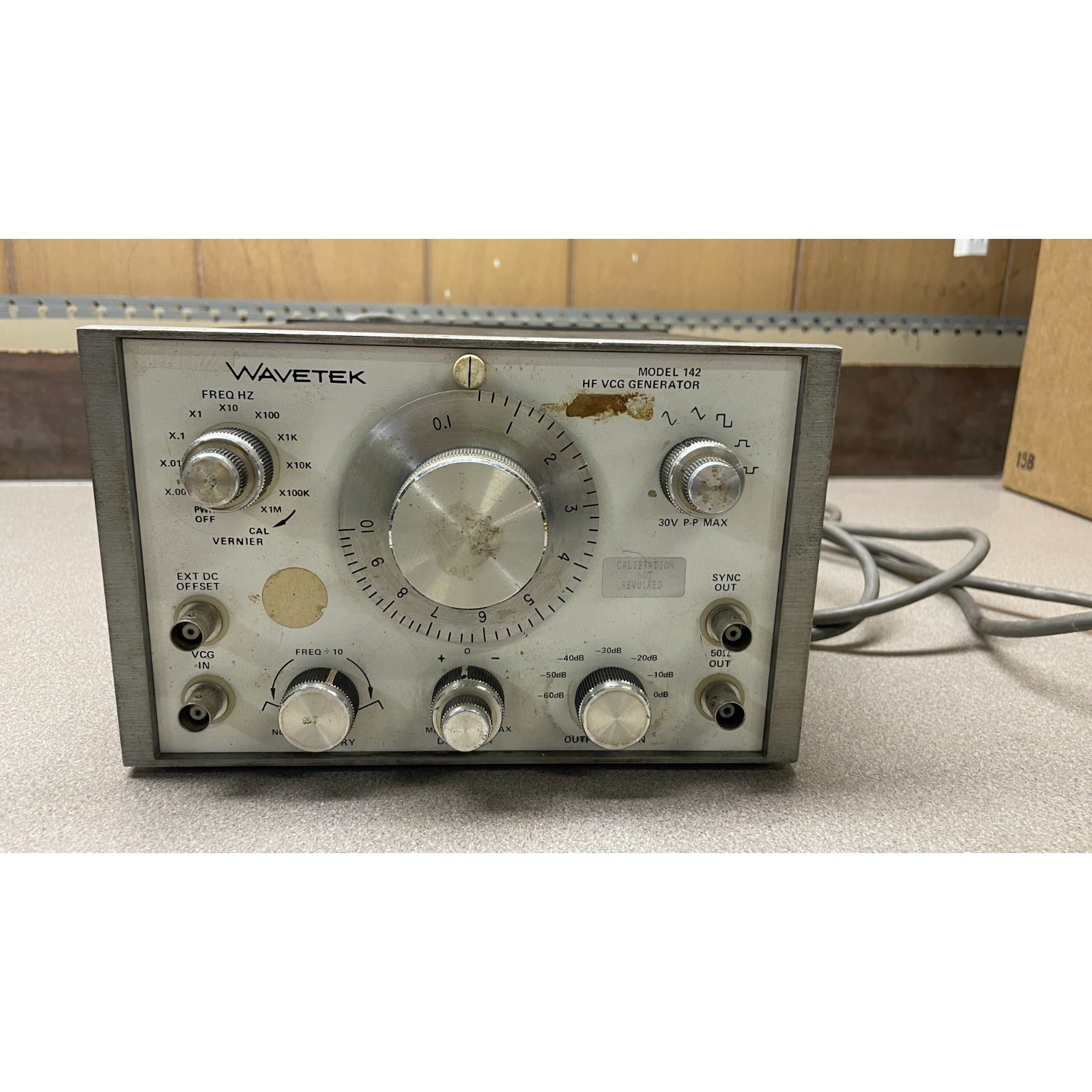 Wavetek High Frequency Generator front panel view