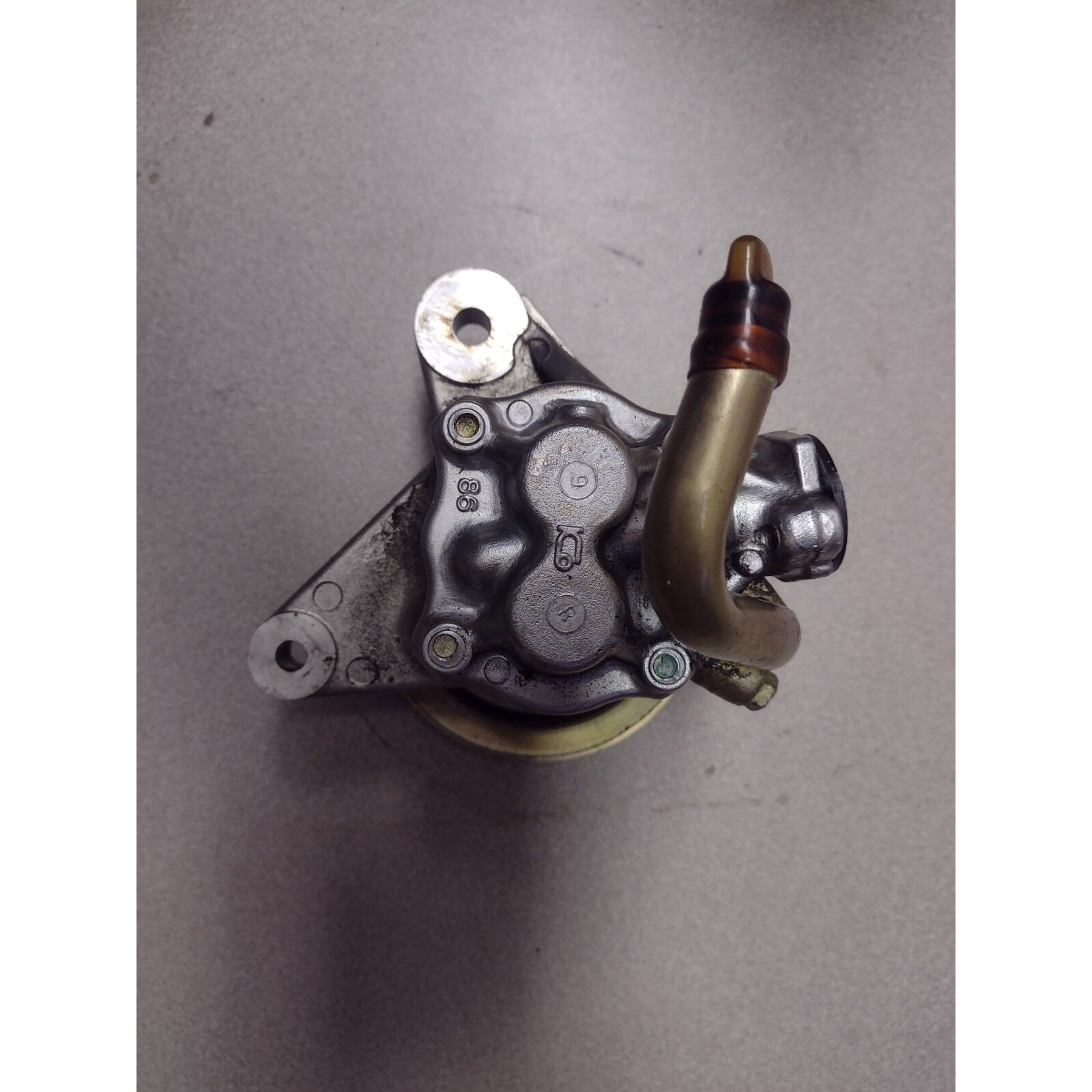Power Steering Pump for '87 Accord - Honda OEM 56100-PH1-040 bottom view