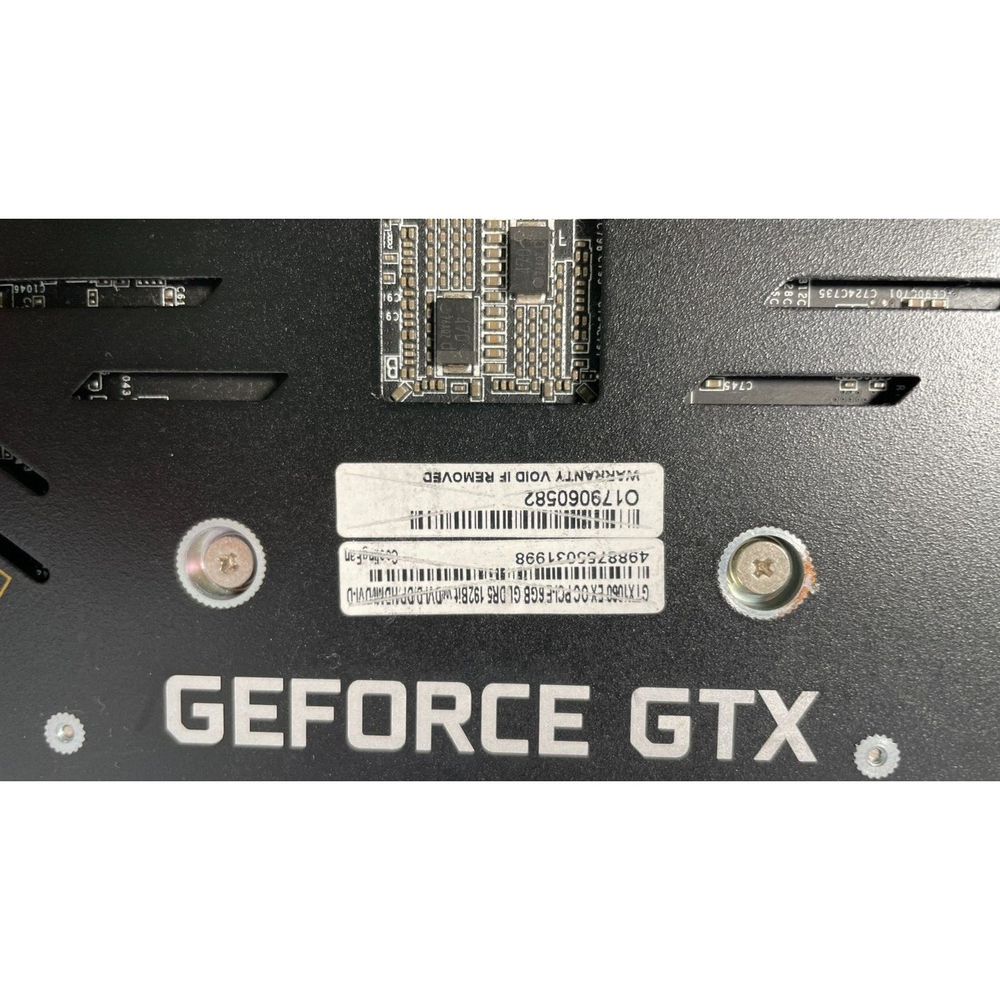 GE Force GTX GTX1060 EX OC PCI-E 6GB GDDR5 product label