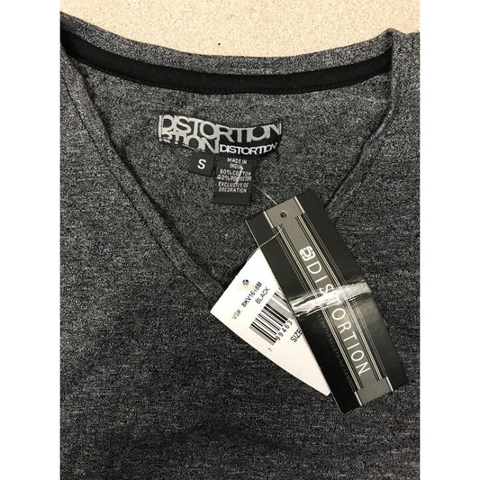 Distortion Small Athletic Shirt - Heather Gray tag