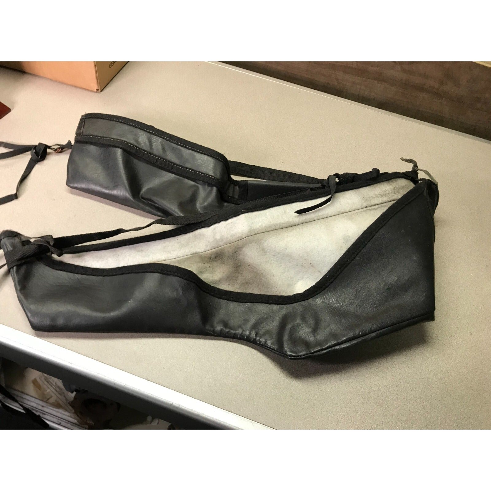 Honda Civic Front Bumper Guard Black unzipped inside view