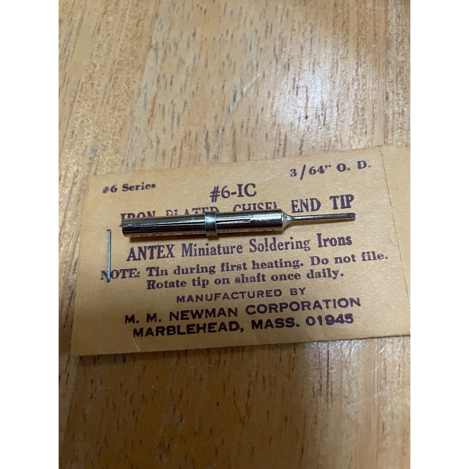 Newman Corp Iron Chisel End Tip #6-IC