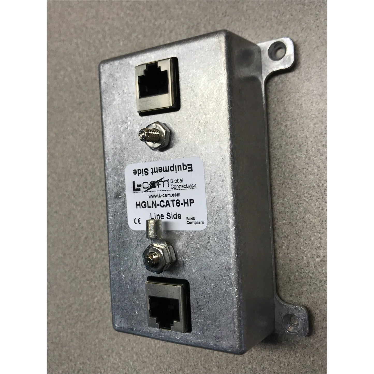 L-Com HGLN-CAT6-HP front and side view