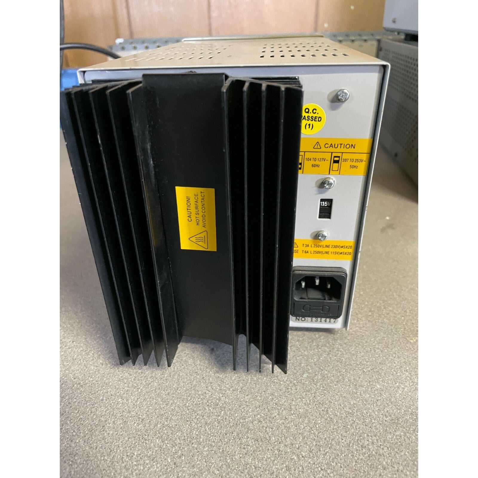 Mastech HY3005D DC Power Supply Linear Variable Adjustable back of unit