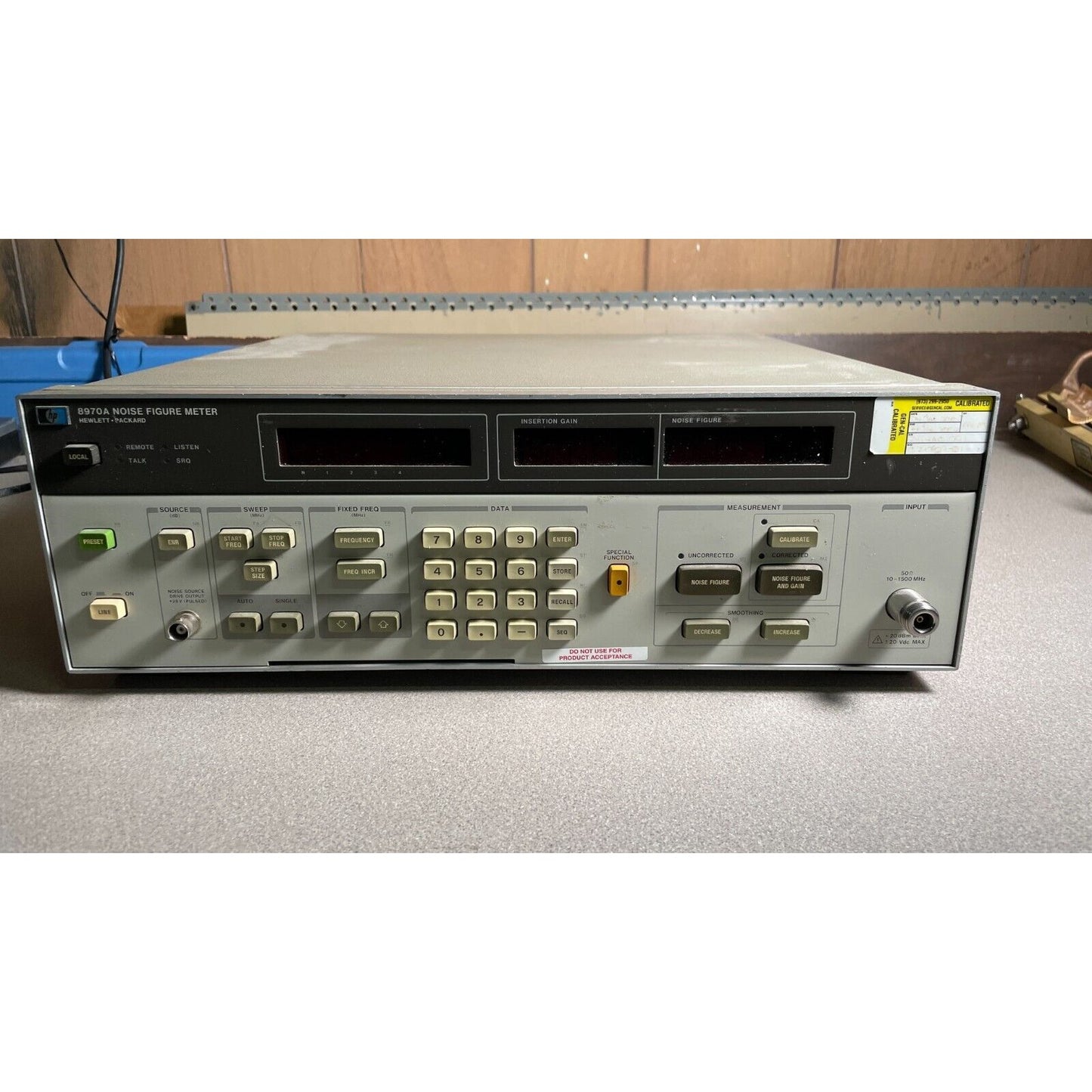 HP 8970A Noise Figure Meter