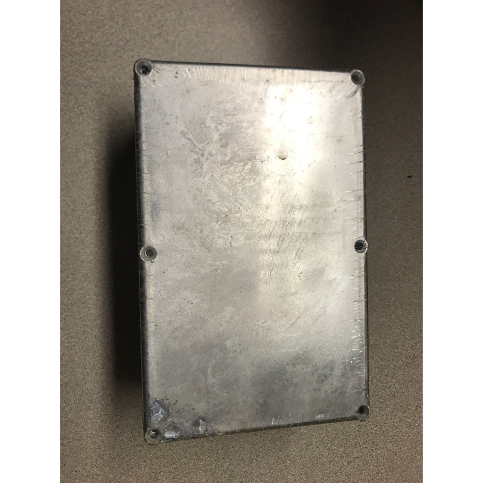 Vintage BUD Radio Inc. Econobox CU-347 Aluminum Enclosures bottom view showing mounting screw holes