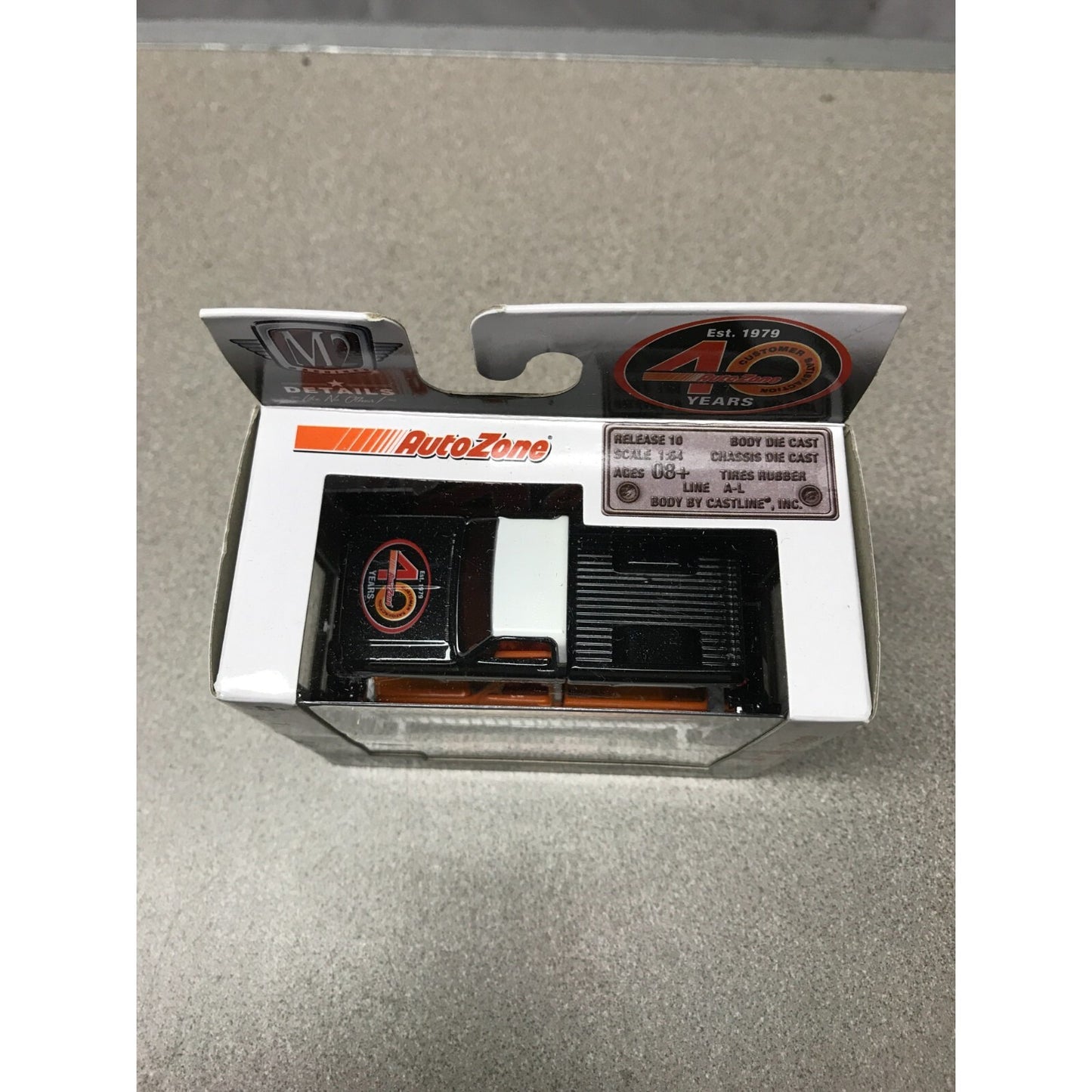 M2 AutoZone 1979 Chevrolet Scottsdale Trucks and Lift top of package top of truck visible
