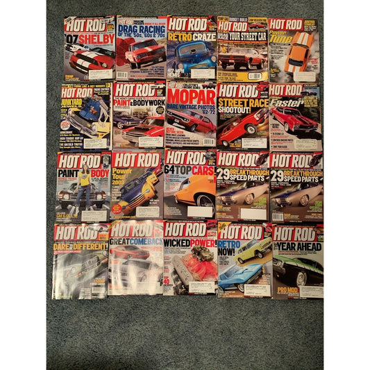 Hot Rod Magazines - Lot of 20