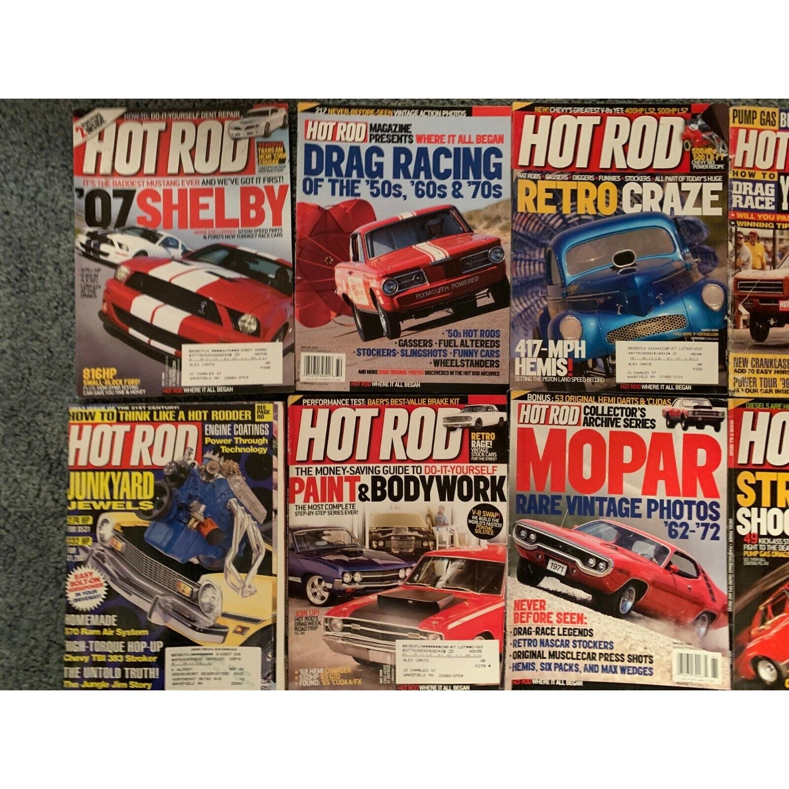 Hot Rod Magazines - Lot of 20