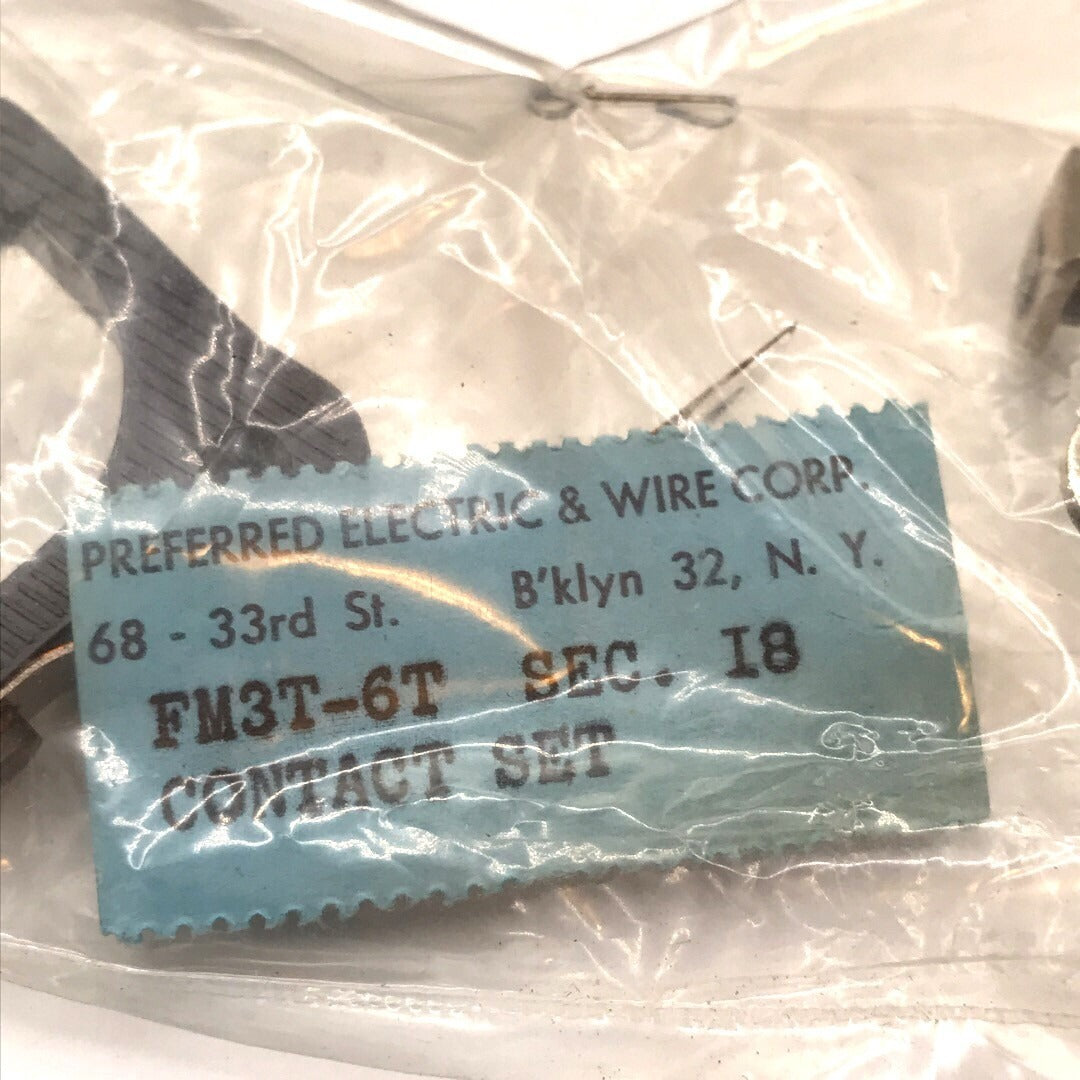 Preferred Contact Set FM3T-6T product label closeup