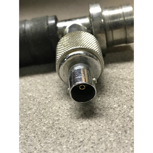 Microlab / FXR B-200A Dual Tuning Detector Mount closeup of connector