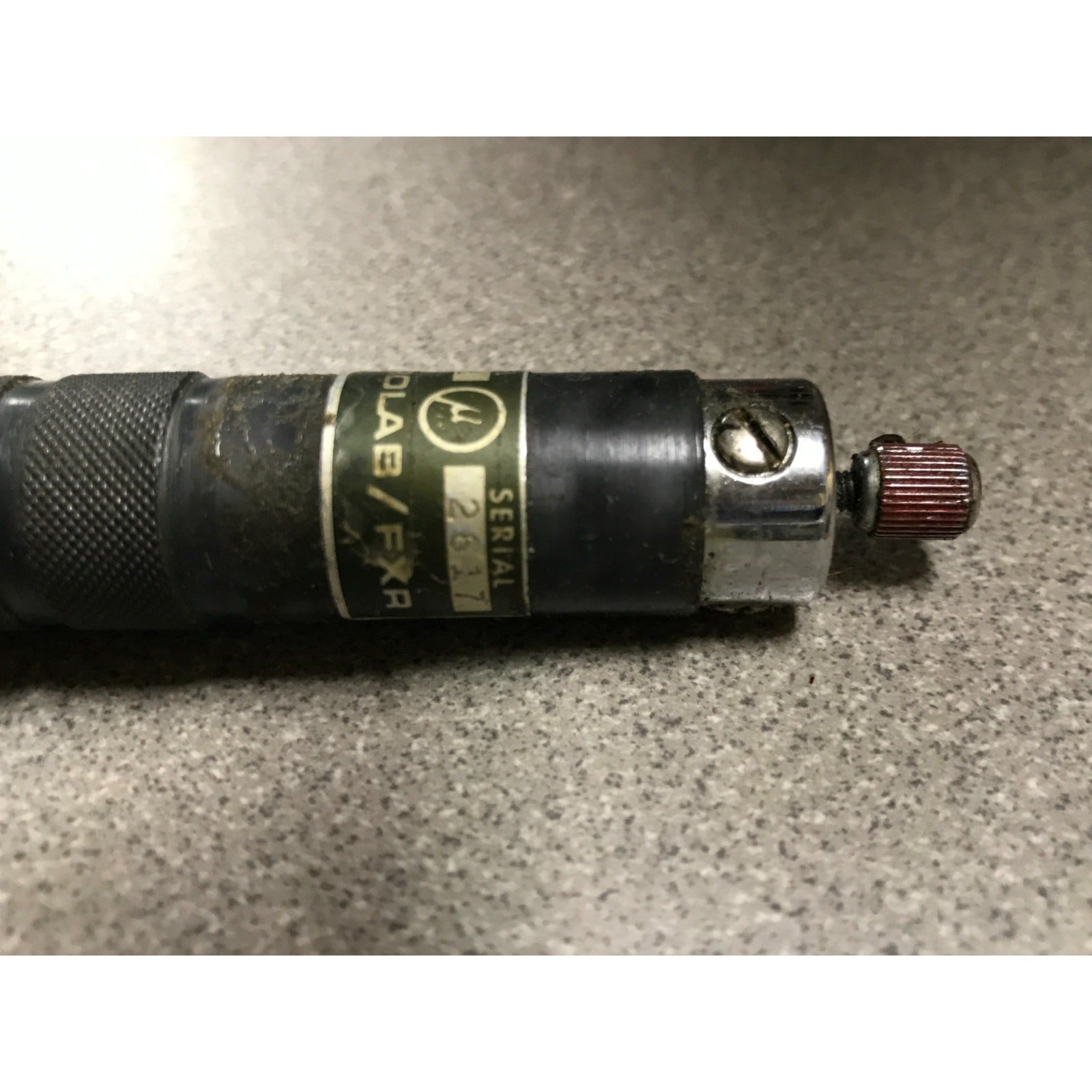 Microlab / FXR B-200A Dual Tuning Detector Mount closeup of tool end