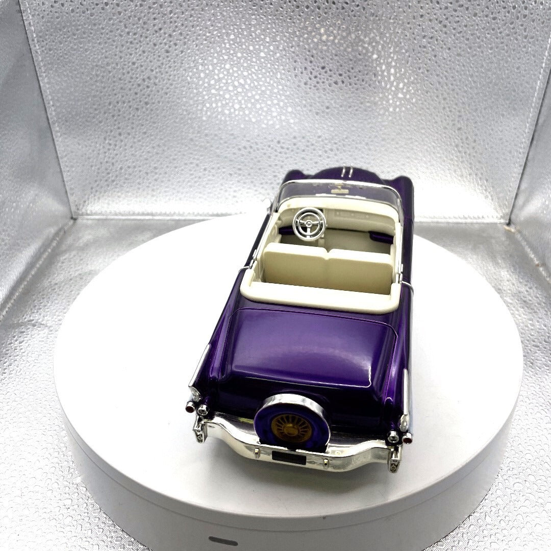 Jada Elvis Presley 1956 Cadillac Eldorado Purple Die Cast, Scale: 1/24, No. 31002 rear view