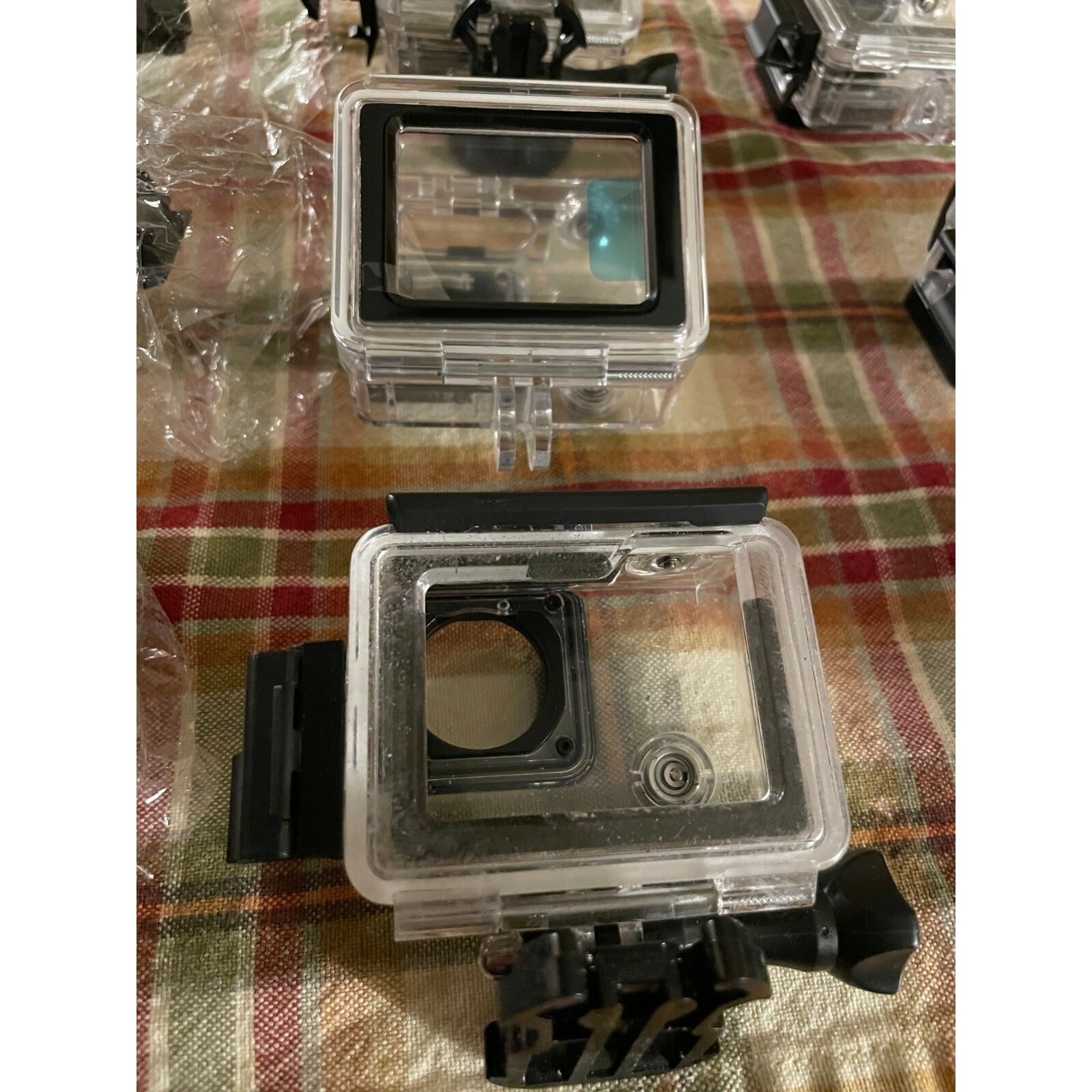 GoPro Hero 3, 3+, 4 Cases - Lot of 9, Various Cases closeup view