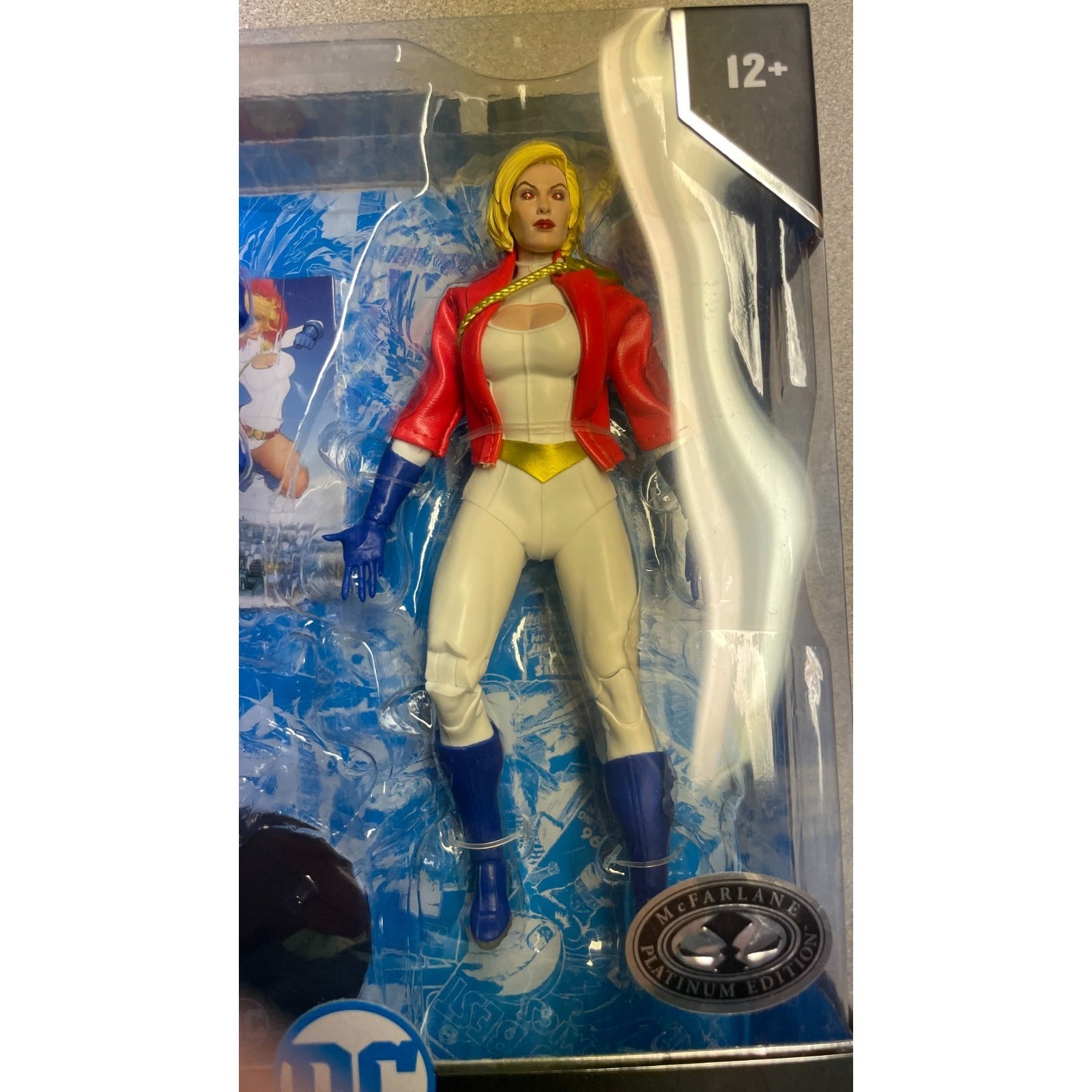 DC Multiverse Power Girl #31 McFarlane Collector Edition front view closeup in packaging