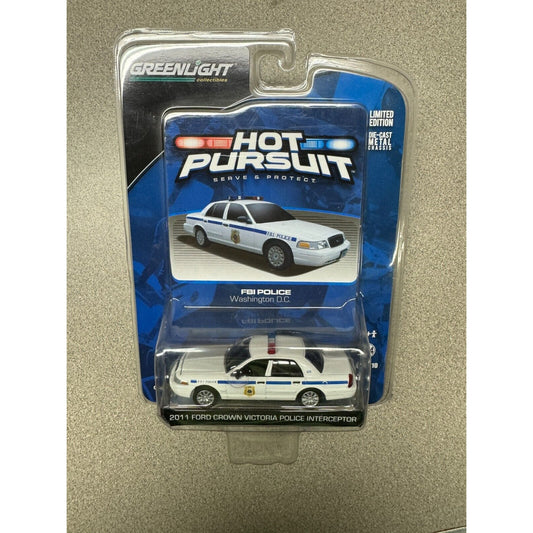Greenlight FBI Police 2011 Ford Crown Victoria Police Interceptor