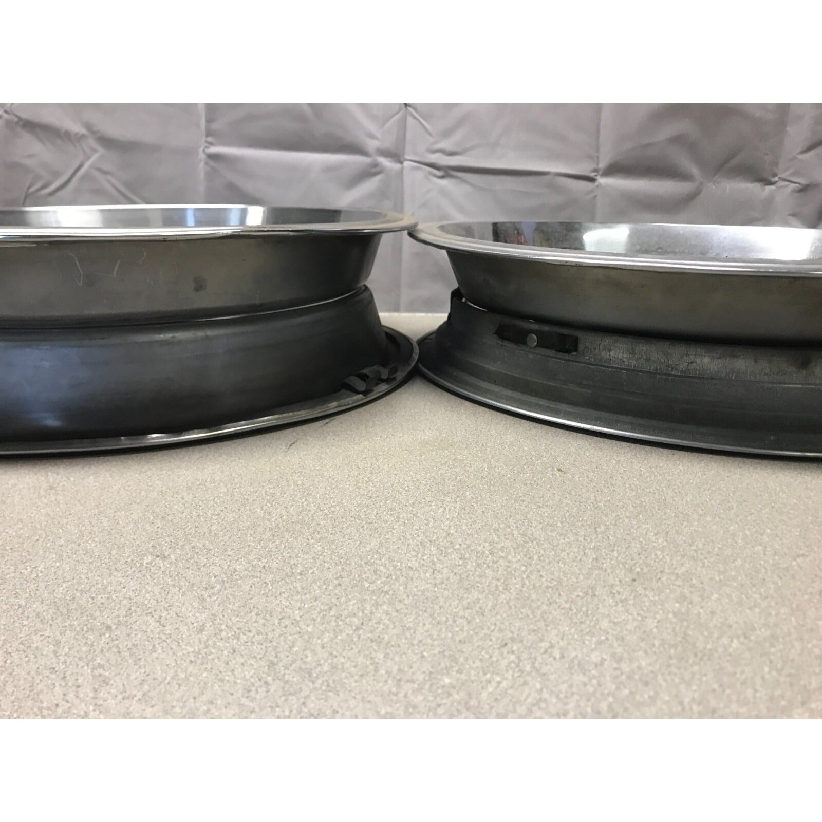 Lot 4 Unmatching 1966 Pontiac GTO OEM Wheel Trim Rings side of rims