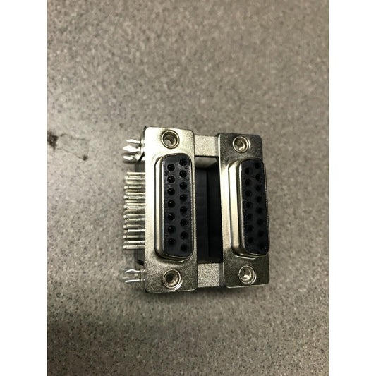 D Connector Dual 15pin female panel mount