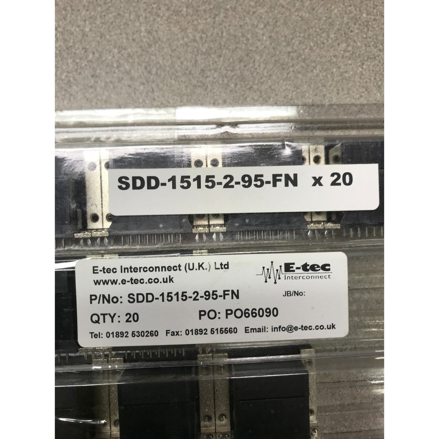 D Connector Dual 15pin female panel mount