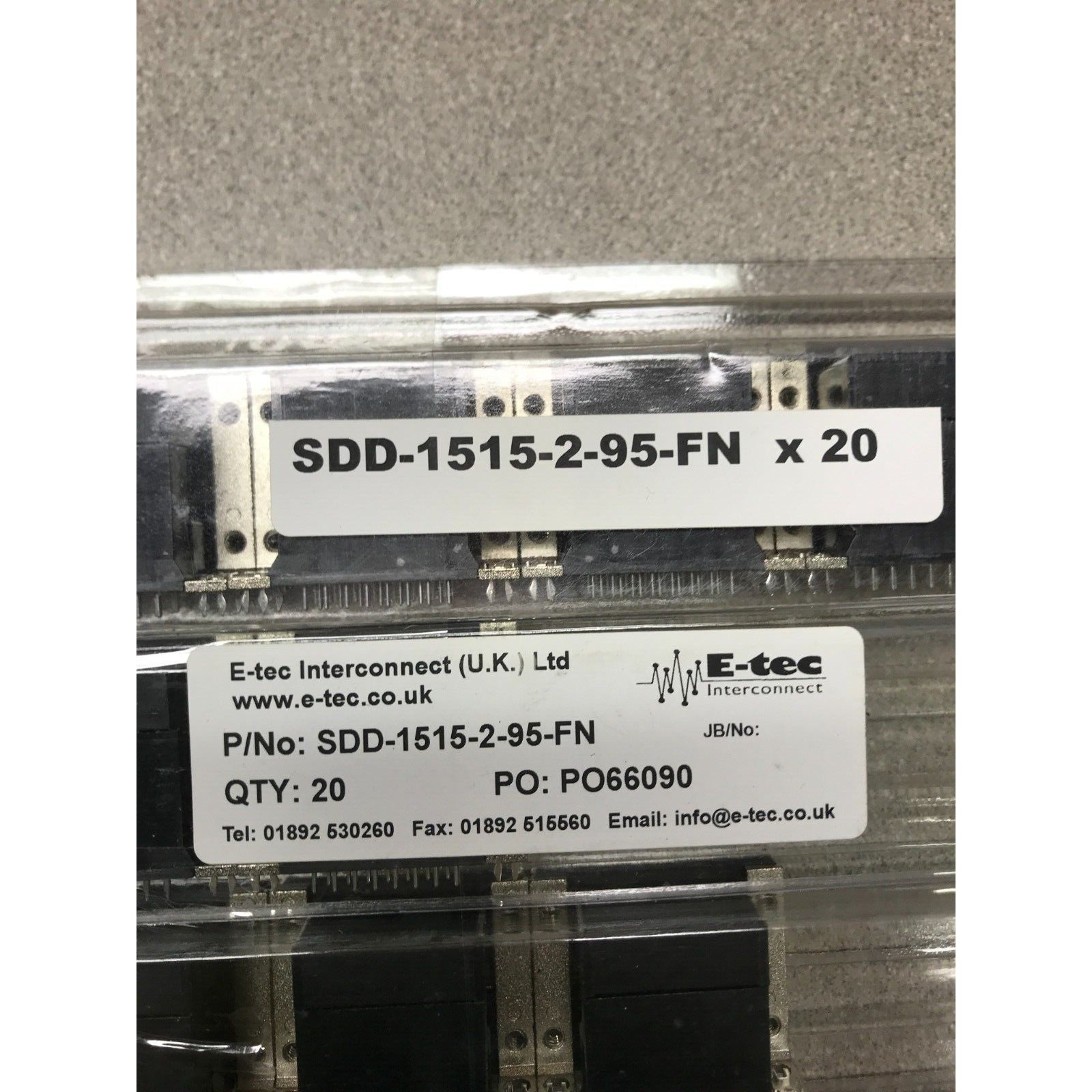 D Connector Dual 15pin female panel mount