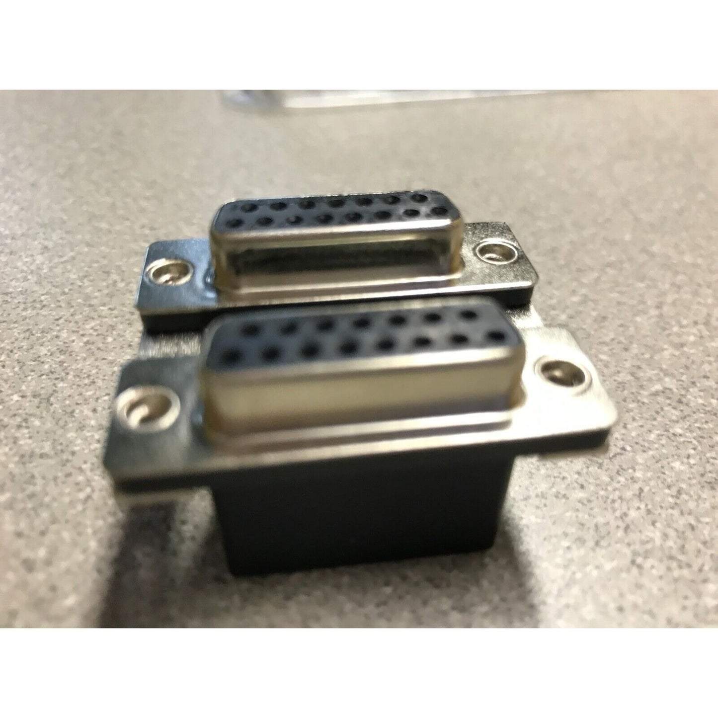 D Connector Dual 15pin female panel mount