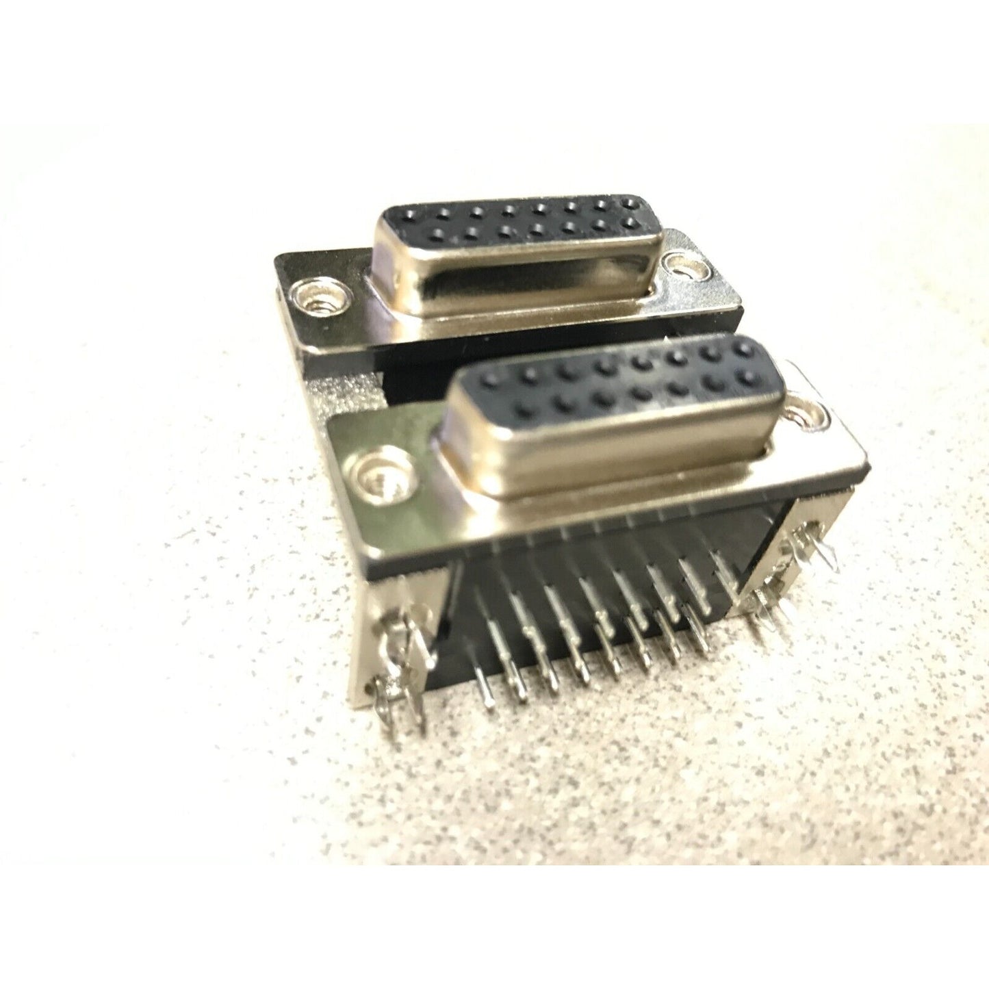 D Connector Dual 15pin female panel mount