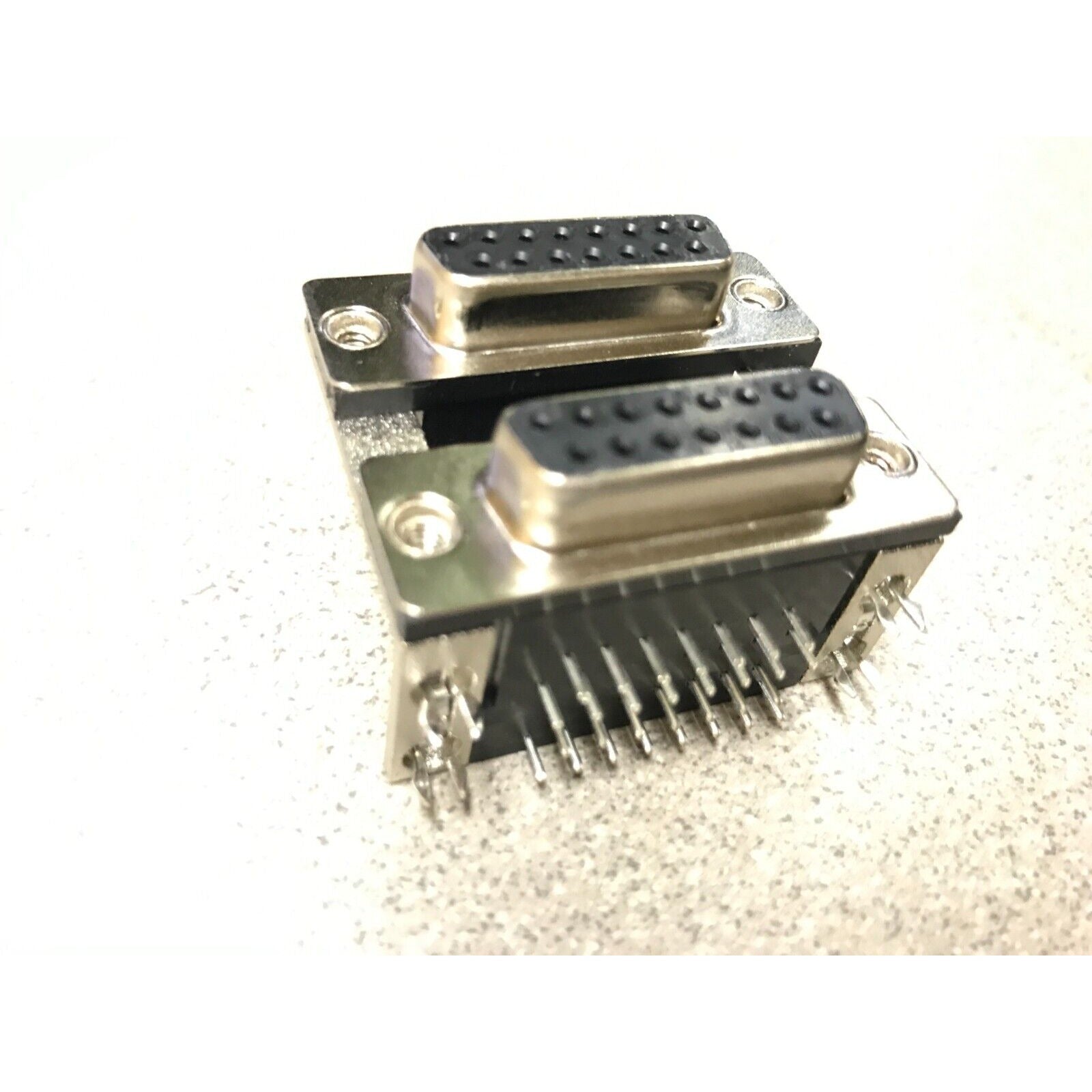 D Connector Dual 15pin female panel mount