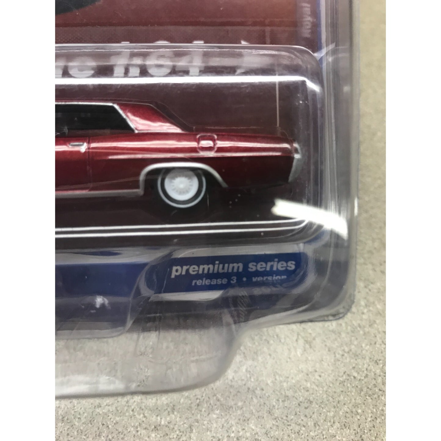 1964 Pontiac Grand Prix Royal Bobcat Ultra Red Chase Die-Cast Premium Series